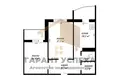 Appartement 2 chambres 63 m² Muchaviecki sielski Saviet, Bélarus