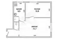 Mieszkanie 2 pokoi 32 m² Brześć, Białoruś