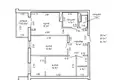 2 room apartment 65 m² Kopishche, Belarus