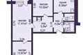 3 room apartment 67 m² Minsk, Belarus