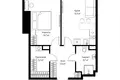 1 room apartment 49 m² Moscow, Russia