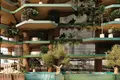 Kompleks mieszkalny New residence Eywa with swimming pools, lounge areas and waterfalls on the bank of the canal, Business Bay, Dubai, UAE