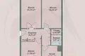 3 room apartment 63 m² Lapicki sielski Saviet, Belarus