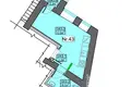 Квартира 1 комната 22 м² Рига, Латвия