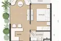 Квартира 1 спальня 38 м² Равай, Таиланд