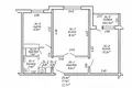 Appartement 2 chambres 51 m² Minsk, Bélarus