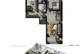 Квартира 2 комнаты 37 м² Шушань, Черногория