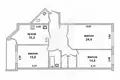 Apartamento 3 habitaciones 96 m² Muchaviecki sielski Saviet, Belarús