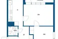 1 bedroom apartment 43 m² Helsinki sub-region, Finland
