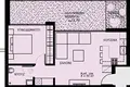 1 bedroom apartment 72 m² Germasogeia, Cyprus