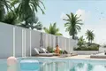 Complexe résidentiel New residence Golf Vista Heights with a swimming pool and lounge areas, Dubai Sports City, Dubai, UAE