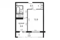 Appartement 1 chambre 35 m² Minsk, Bélarus