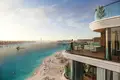 Complexe résidentiel New Selene Beach Residences with a lagoon, a swimming pool and parks, Al Seanneeah, Dubai, UAE