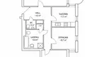 3 room apartment 68 m² Warsaw, Poland