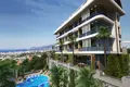 Квартира 1 комната 46 м² Аланья, Турция