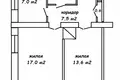 Appartement 2 chambres 50 m² Hrodna, Bélarus