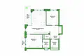 Mieszkanie 3 pokoi 78 m² Ryga, Łotwa