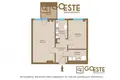 Apartamento 2 habitaciones  Smolice, Polonia