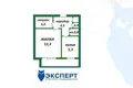 1 room apartment 31 m² Zhodzina, Belarus