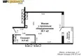 Mieszkanie 1 pokój 37 m² Mińsk, Białoruś