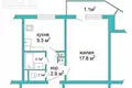 Mieszkanie 1 pokój 34 m² Mińsk, Białoruś