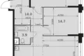 Mieszkanie 3 pokoi 87 m² Moskwa, Rosja