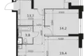 Wohnung 3 zimmer 83 m² Moskau, Russland