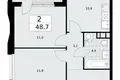 Квартира 2 комнаты 49 м² район Коммунарка, Россия