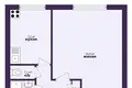 Apartamento 1 habitación 34 m² Saligorsk, Belarús