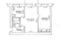 Квартира 2 комнаты 43 м² Минск, Беларусь