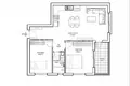 Квартира 3 комнаты 72 м² Дёшемеалты, Турция