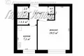 Wohnung 1 zimmer 34 m² Muchaviecki sielski Saviet, Belarus