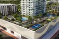 Complexe résidentiel New Skyhills Residence 2 with swimming pools, a restaurant and a viewpoint, JVC, Dubai, UAE