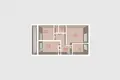 Appartement 3 chambres 63 m² Minsk, Bélarus