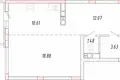 Квартира 1 комната 50 м² Минск, Беларусь