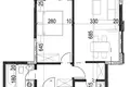 Квартира 1 спальня 52 м² Радановичи, Черногория
