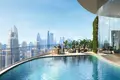 Kompleks mieszkalny Canal Crown — residential complex by DAMAC with swimming pools, aqua fitness equipment and observation deck in Business Bay, Dubai