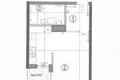 Apartamento 1 habitación 31 m² Varsovia, Polonia
