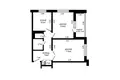 Wohnung 2 zimmer 53 m² Minsk, Belarus