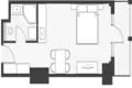 Complejo turístico Hotel rooms at Wyndham Residences Batumi.