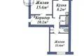 Mieszkanie 2 pokoi 53 m² Baranowicze, Białoruś