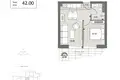 Mieszkanie 1 pokój 36 m² Boreti, Czarnogóra