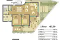 Apartment 106 m² Boreti, Montenegro