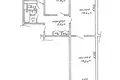 3 room apartment 68 m² Minsk, Belarus