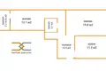 Wohnung 2 zimmer 61 m² Pryluki, Belarus