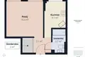 1 bedroom apartment 36 m² Warsaw, Poland