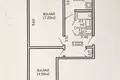 Wohnung 2 zimmer 48 m² Minsk, Belarus