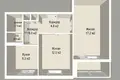 Mieszkanie 2 pokoi 51 m² Mińsk, Białoruś