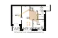 2 room apartment 42 m² Muchaviecki sielski Saviet, Belarus