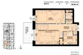 Apartamento 2 habitaciones 39 m² Poznan, Polonia